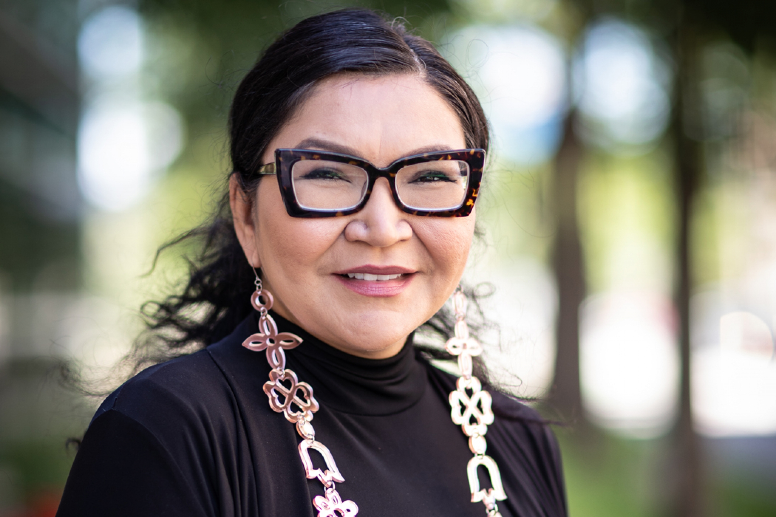 Outdoor headshot of Margaret Hart.