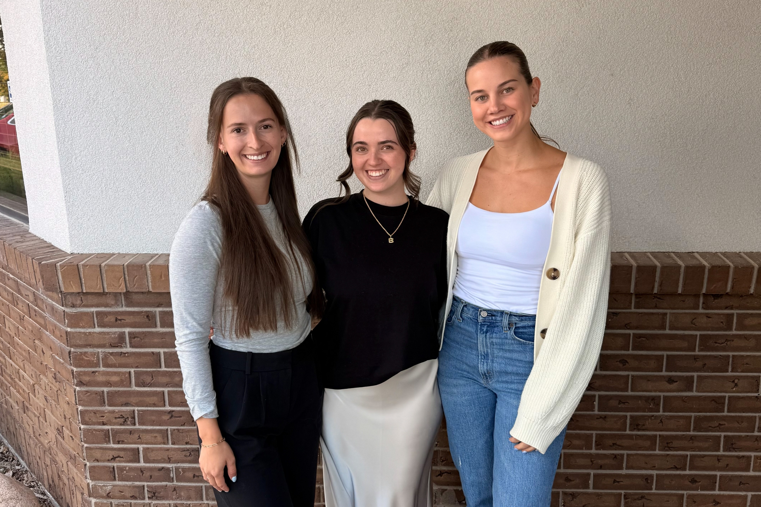 Jensyn Woitas, Kelsey Gillan and Brianne Pilon.