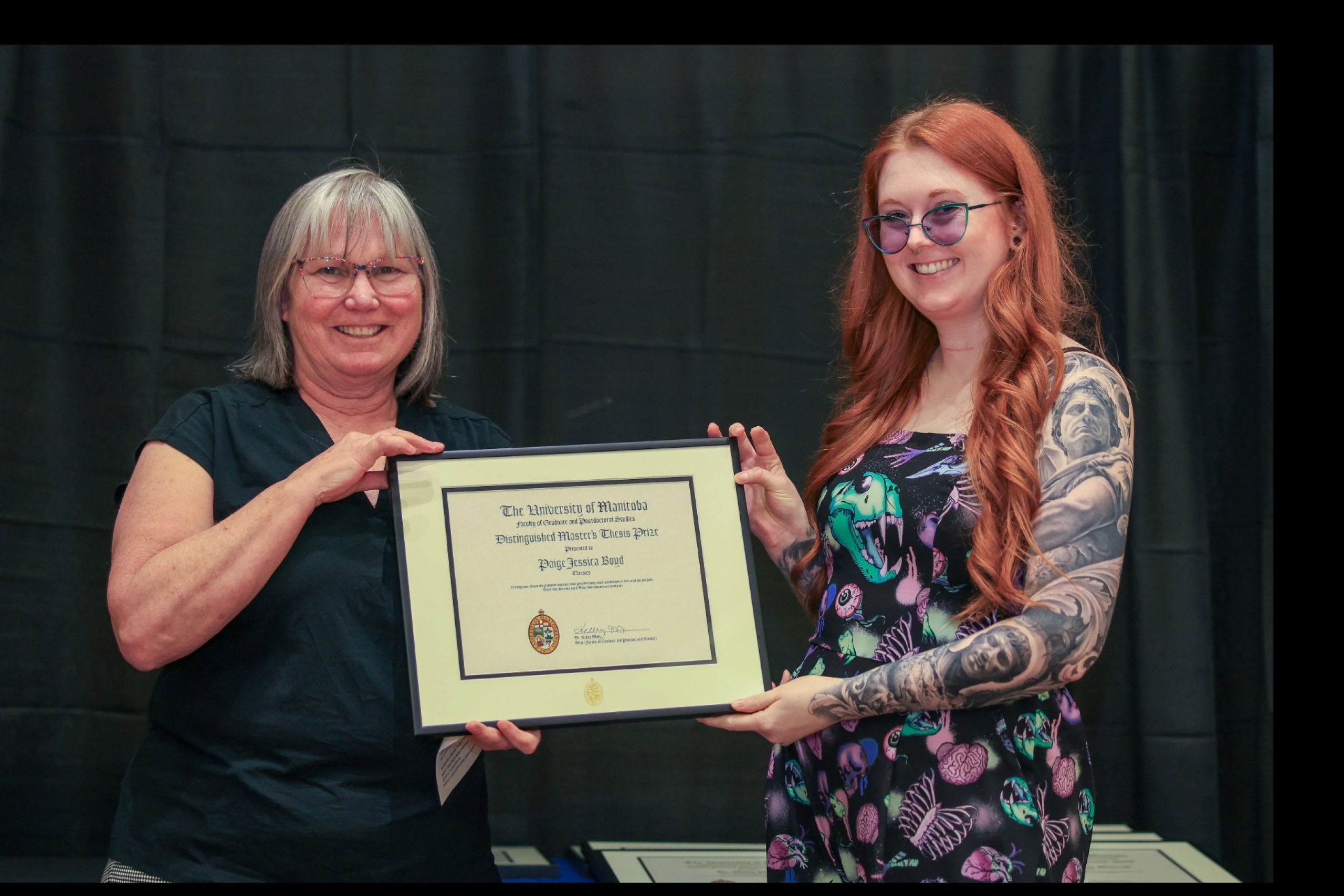 Dr. Dawn Sutherland and Paige Boyd