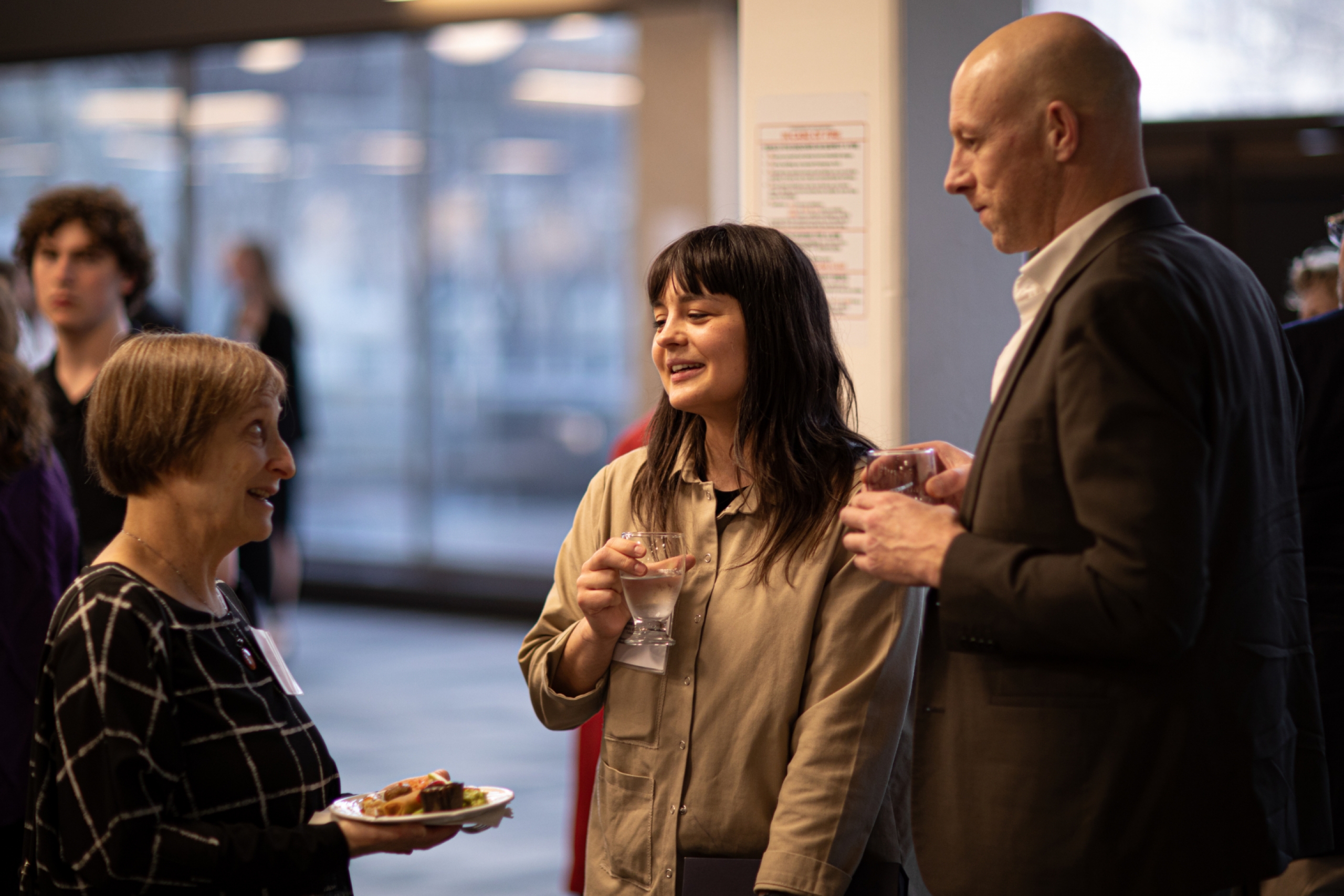 People talking at STRR event