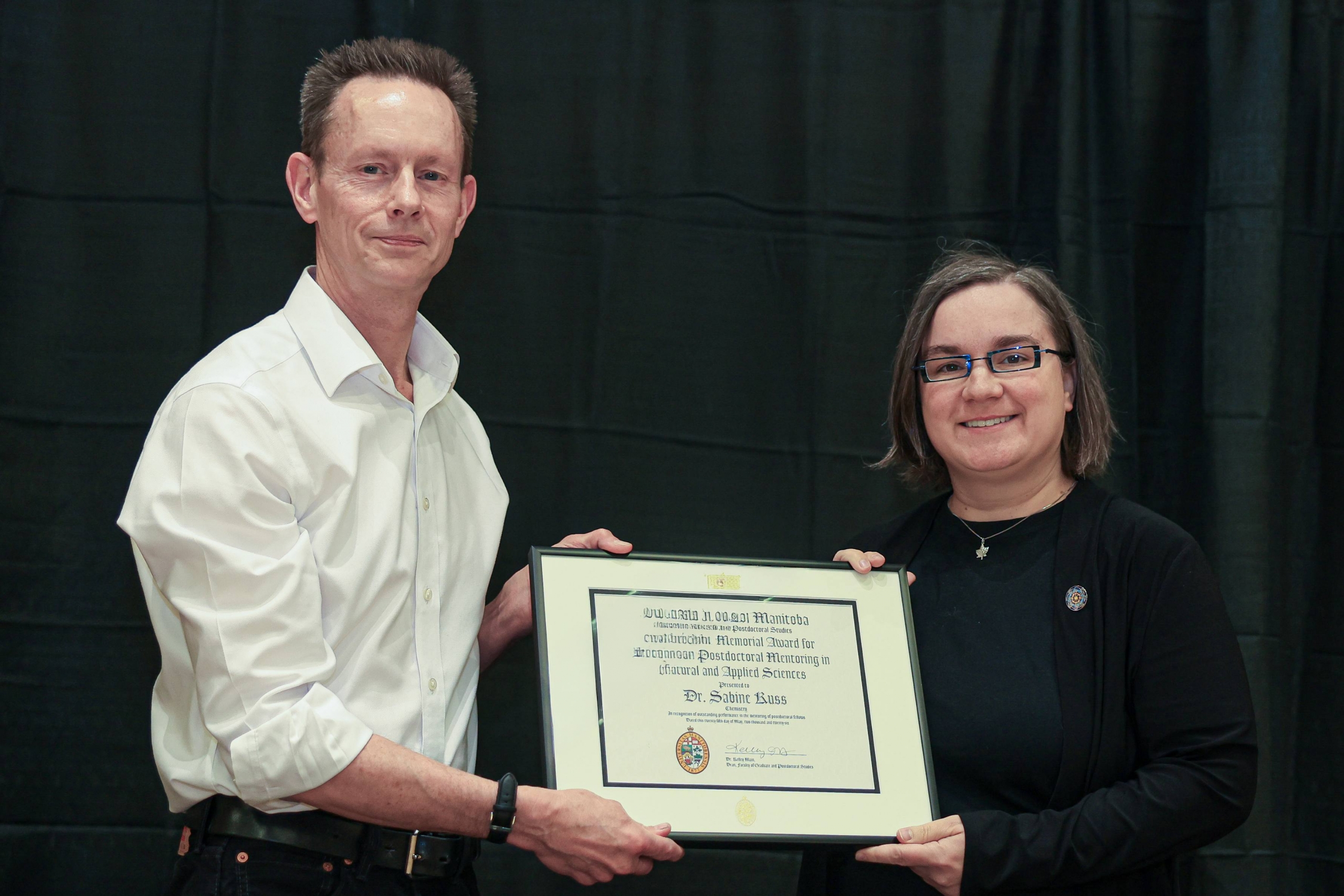 Dr. Steve Kirkland and Dr. Sabine Kuss (top)/ Dr. Meghan Azad (bottom)