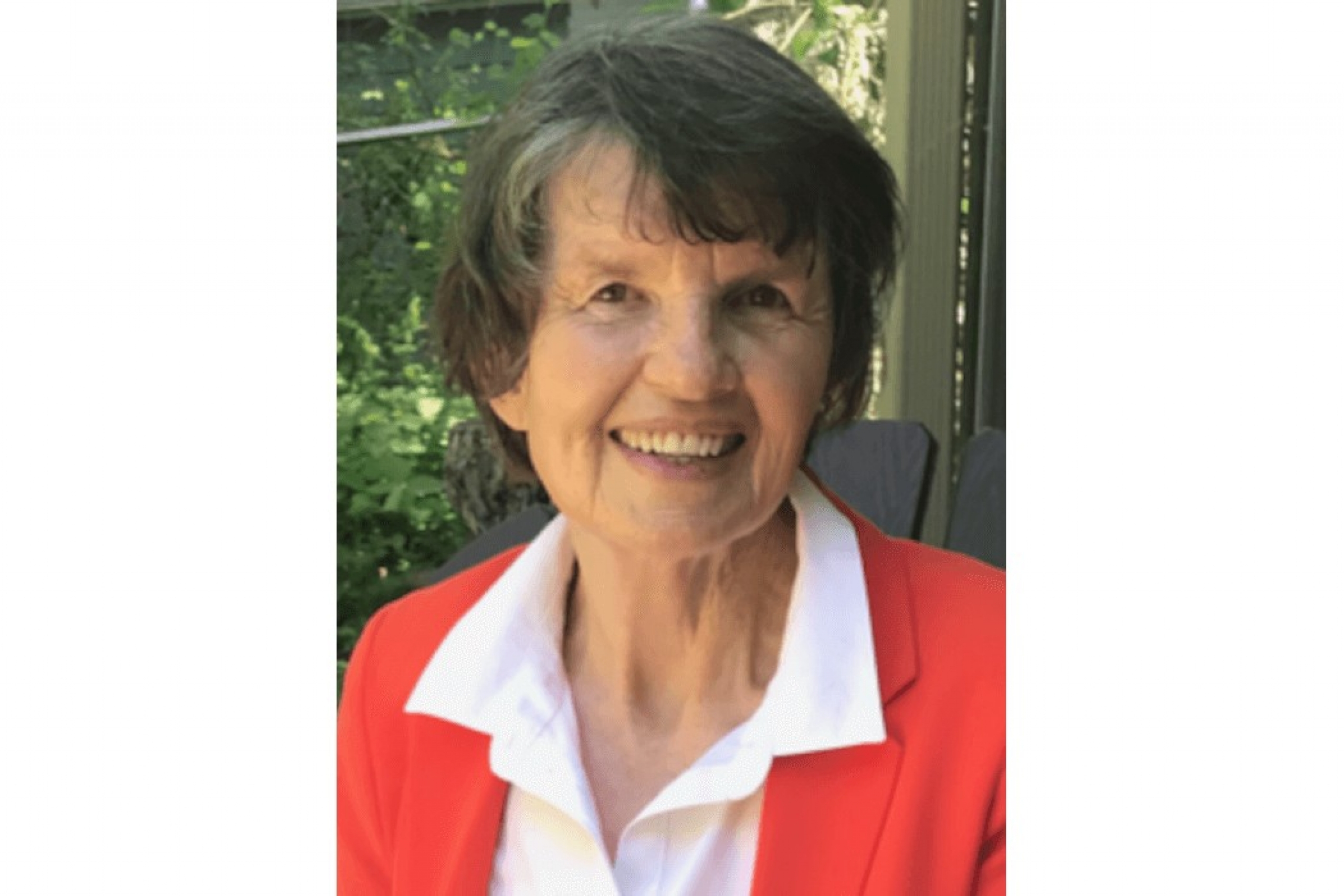 Portrait of Dr. Sally Longstaffe. 