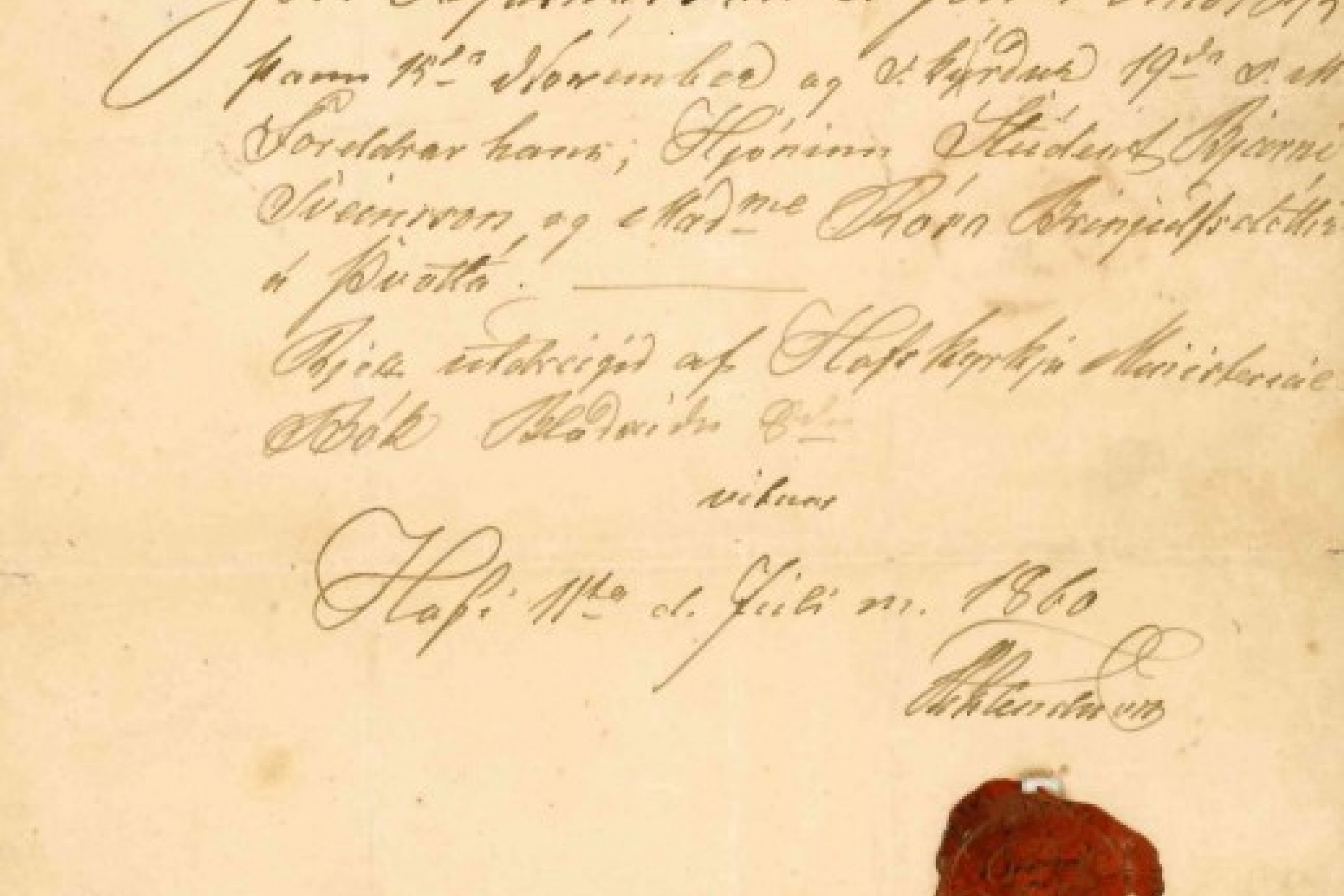 Historical birth certificate in Icelandic