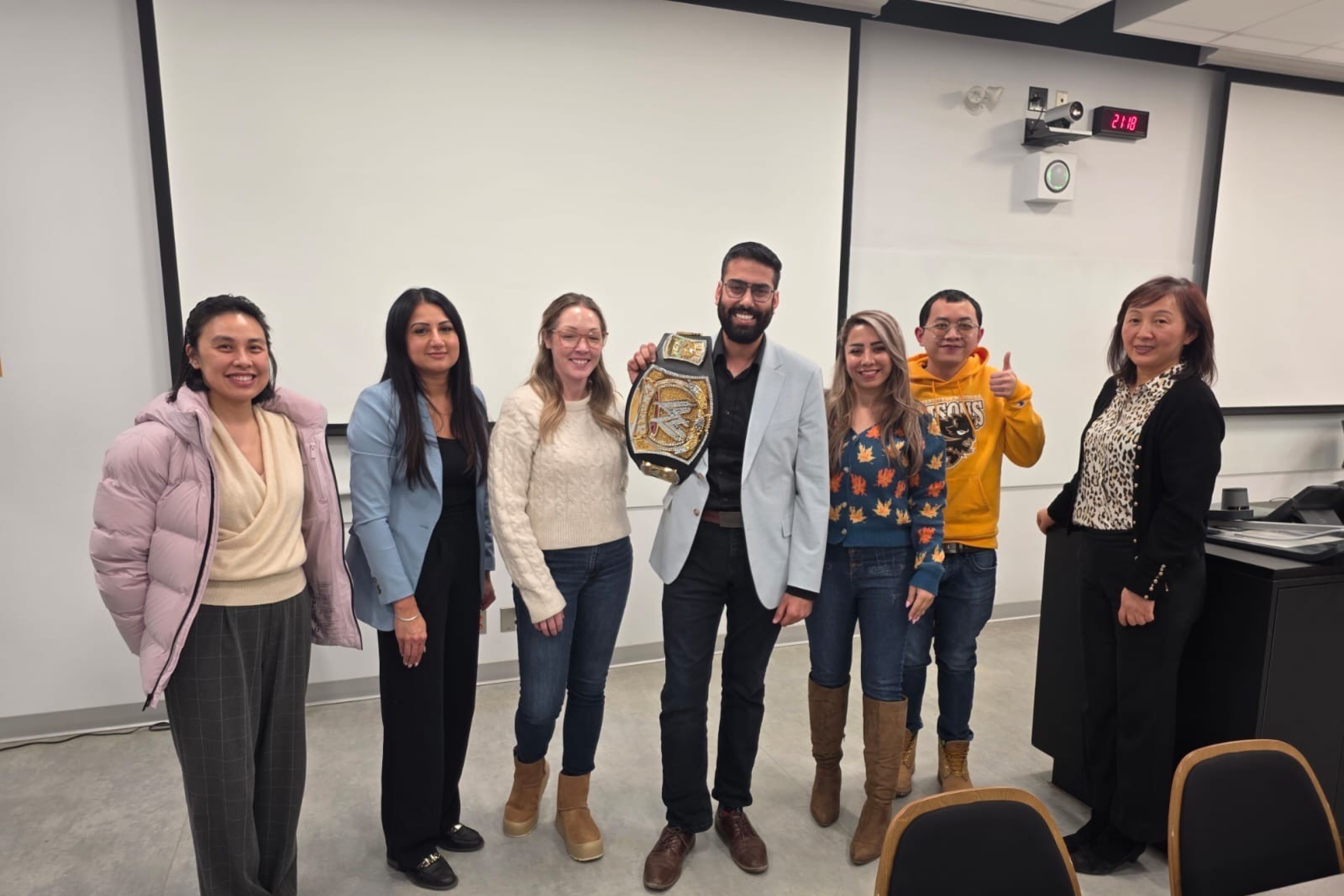 A group of MBA students