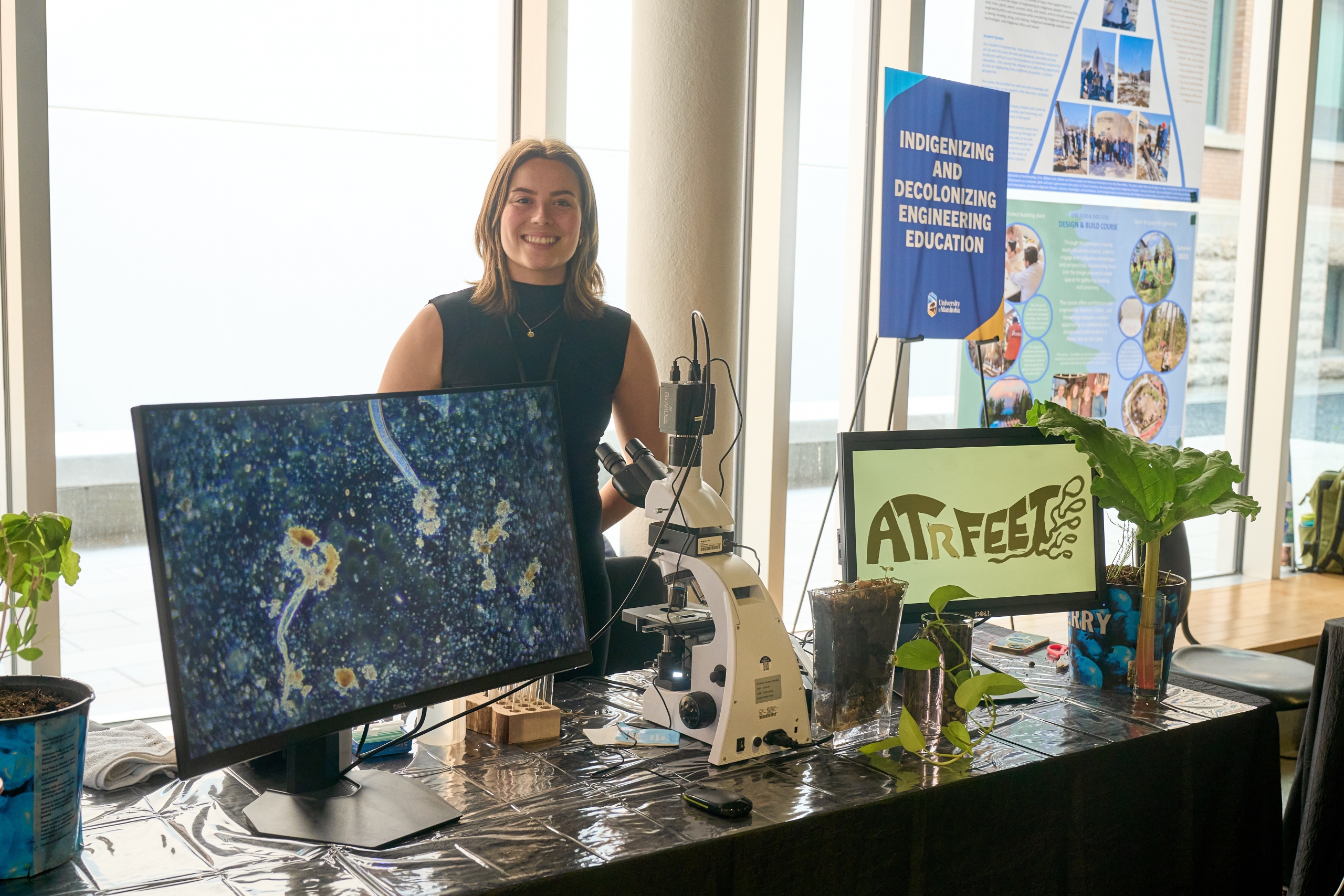 An interactive display at TEDx 2025