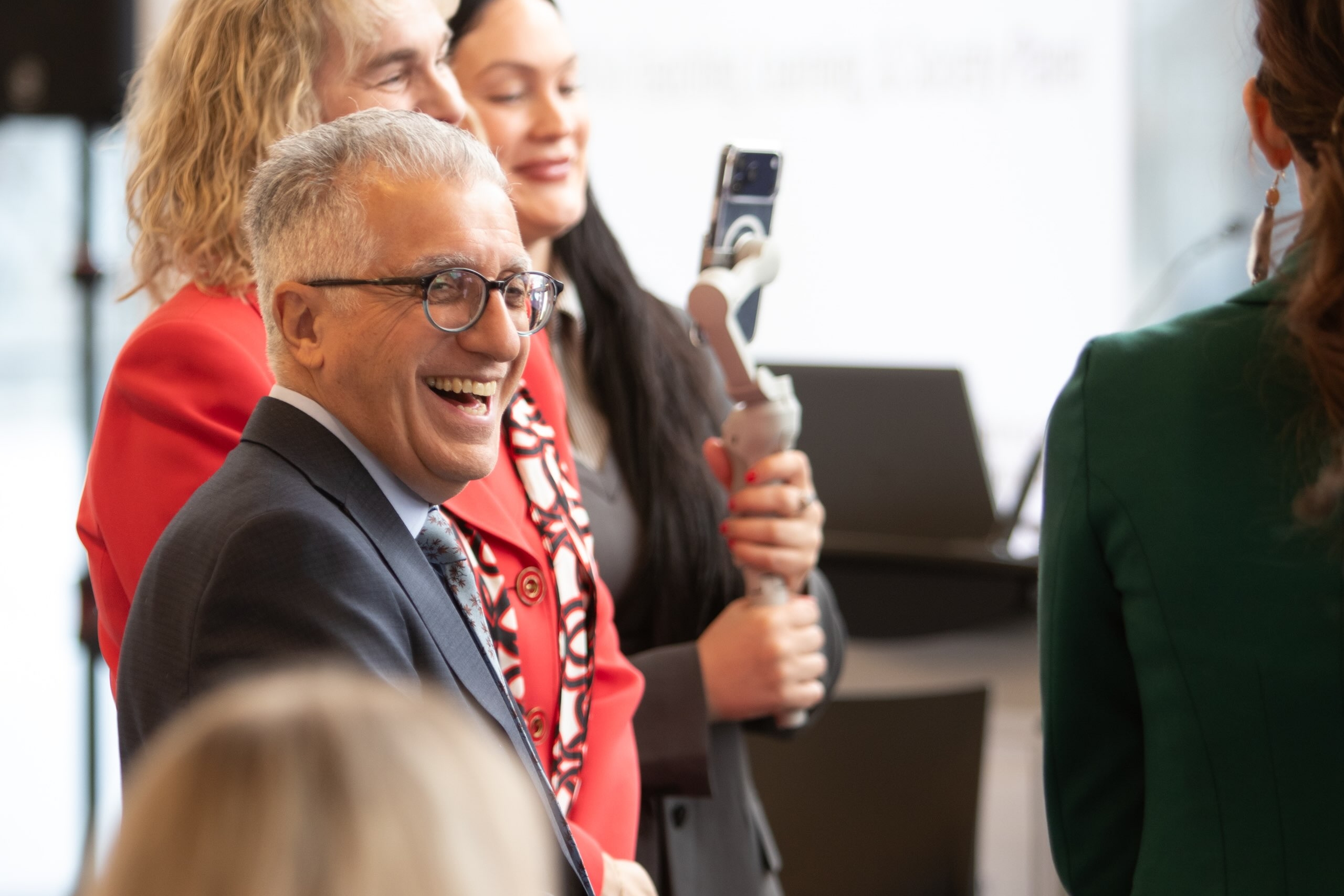 President Bennaroch was part of the panel discussion.