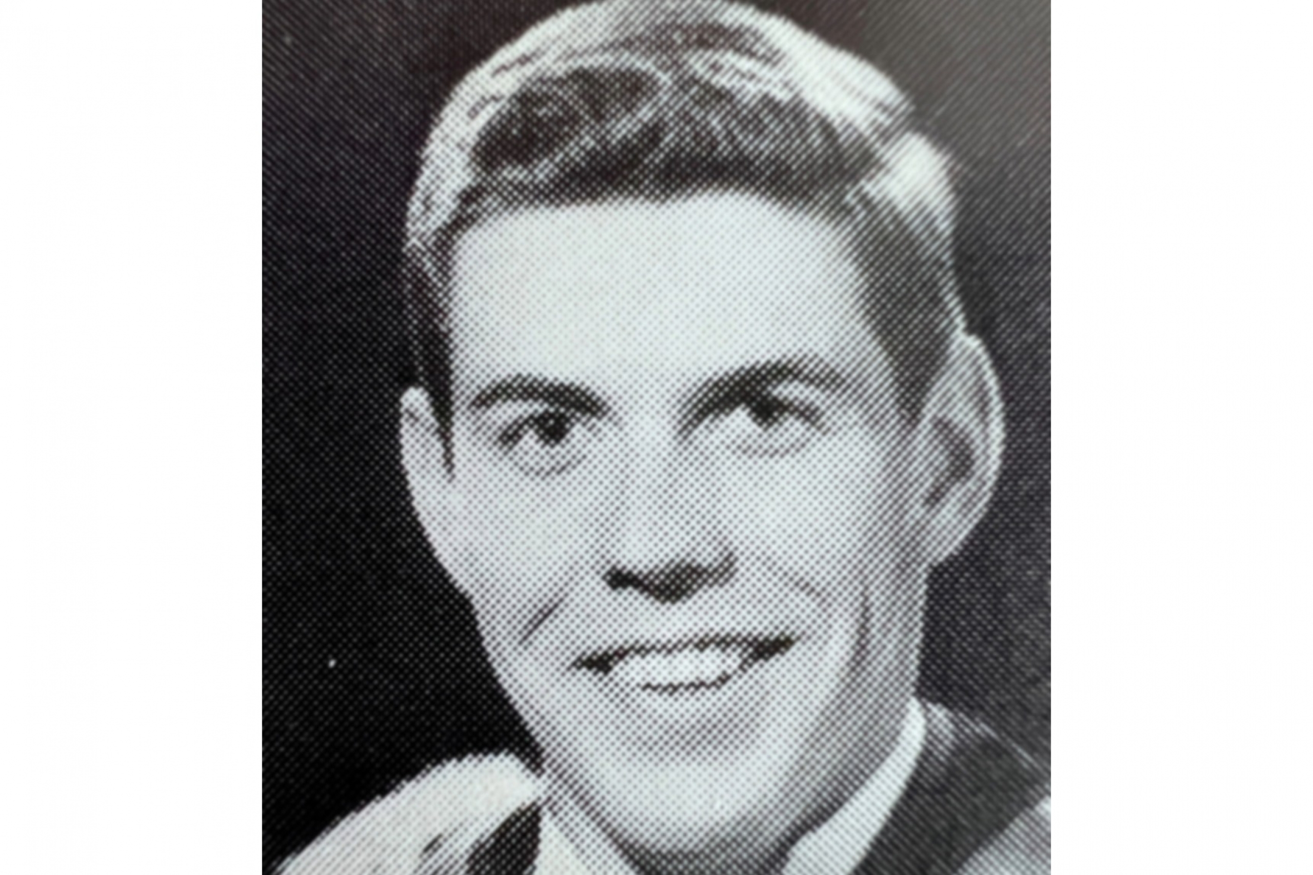 Ted Bailey’s graduation photo, Brown and gold Yearbook, 1966