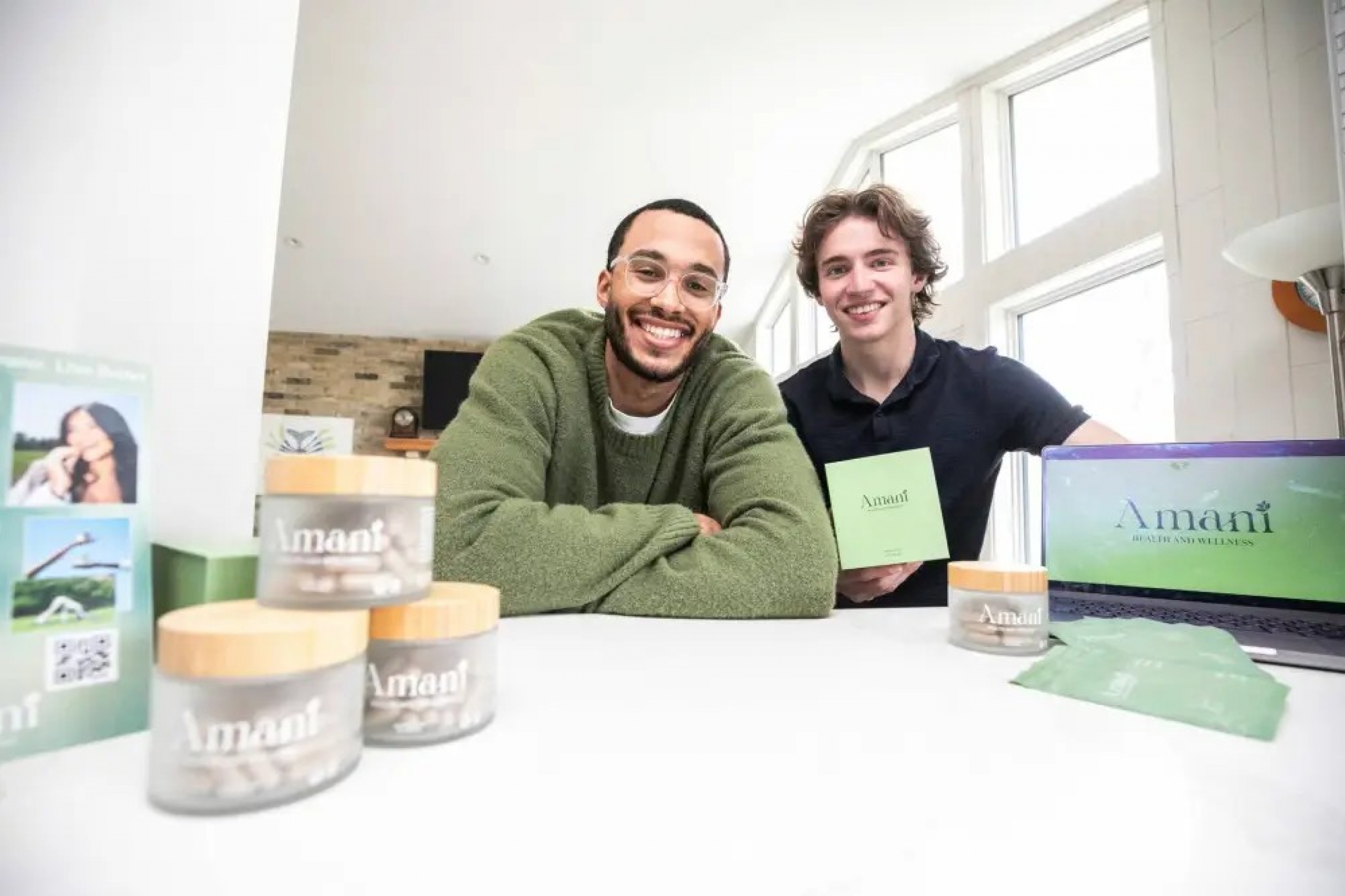 A portrait of Amani Wellness owners