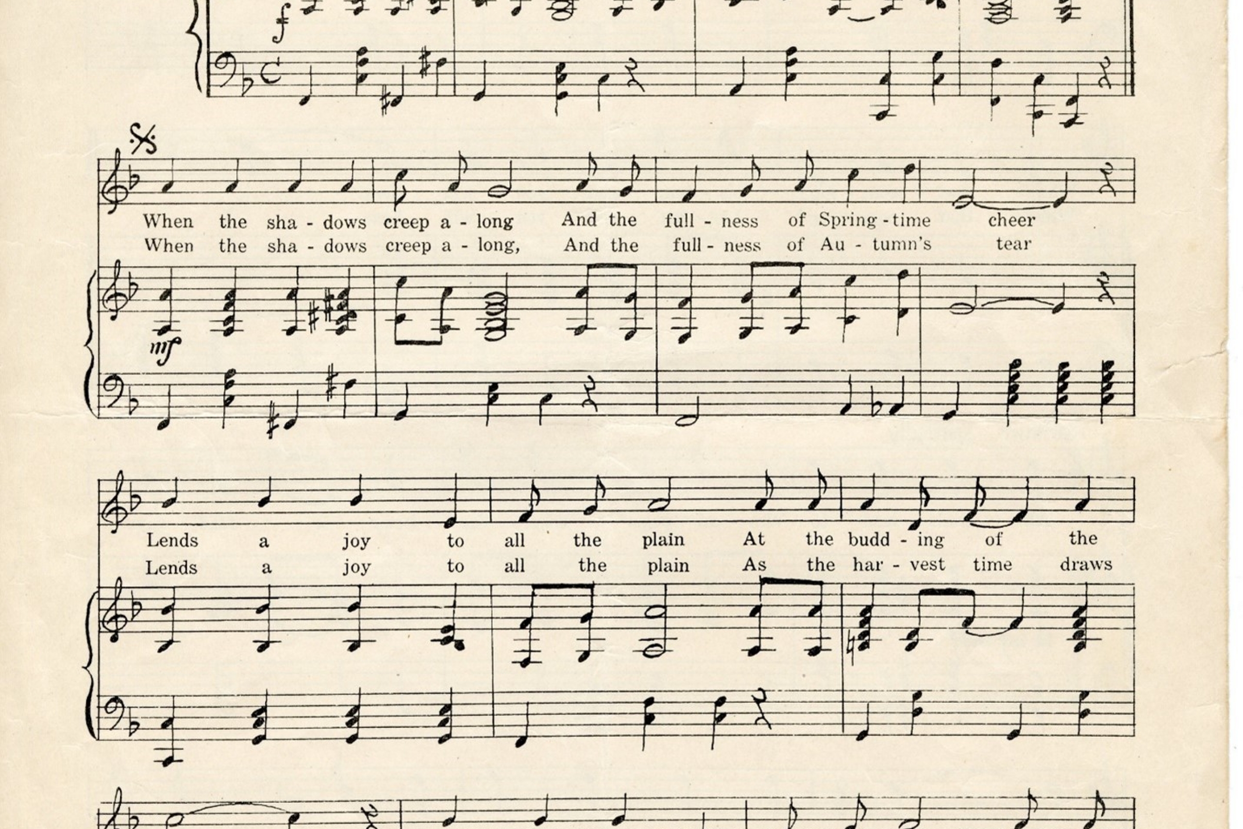 Page of sheet music