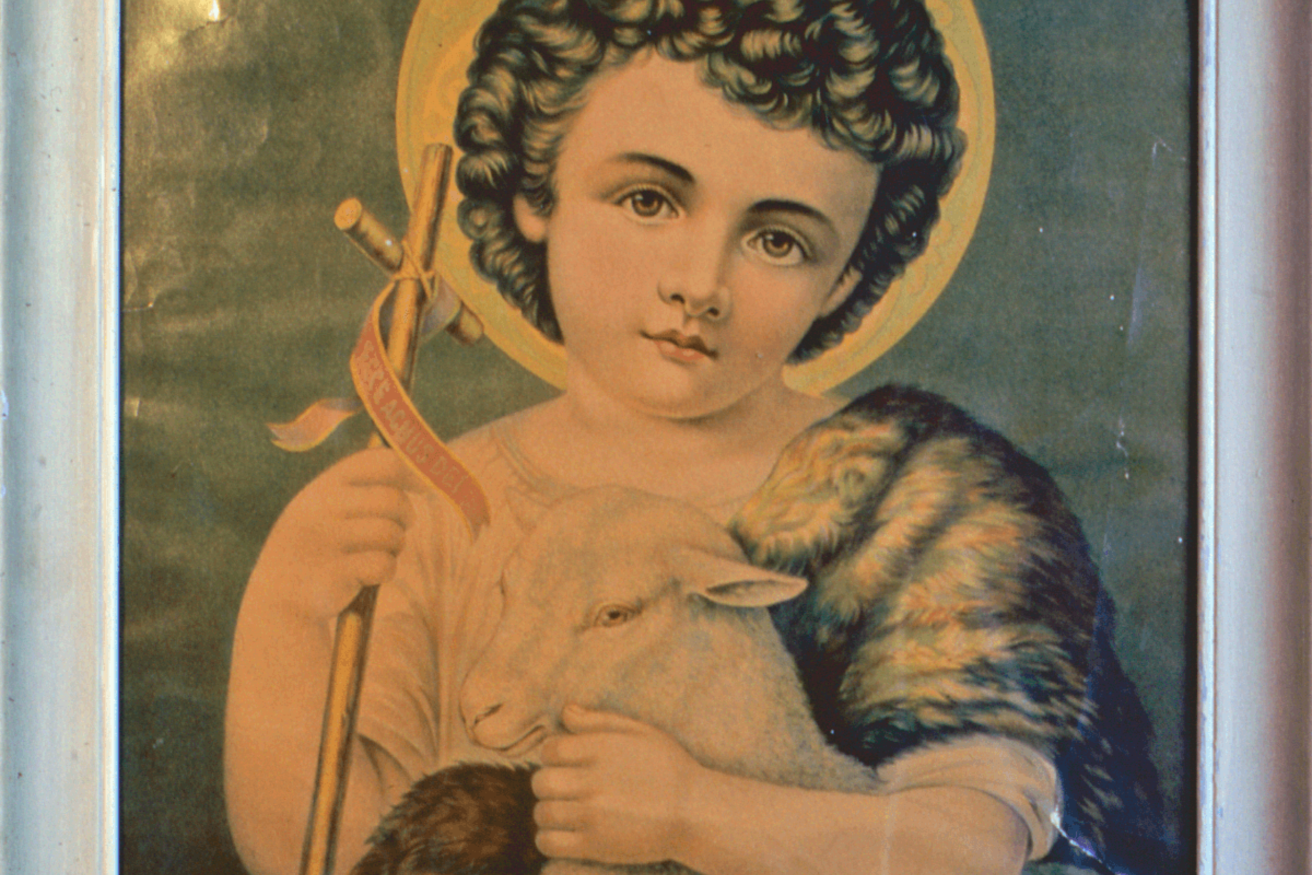 A religious icon of the Little Shepherd