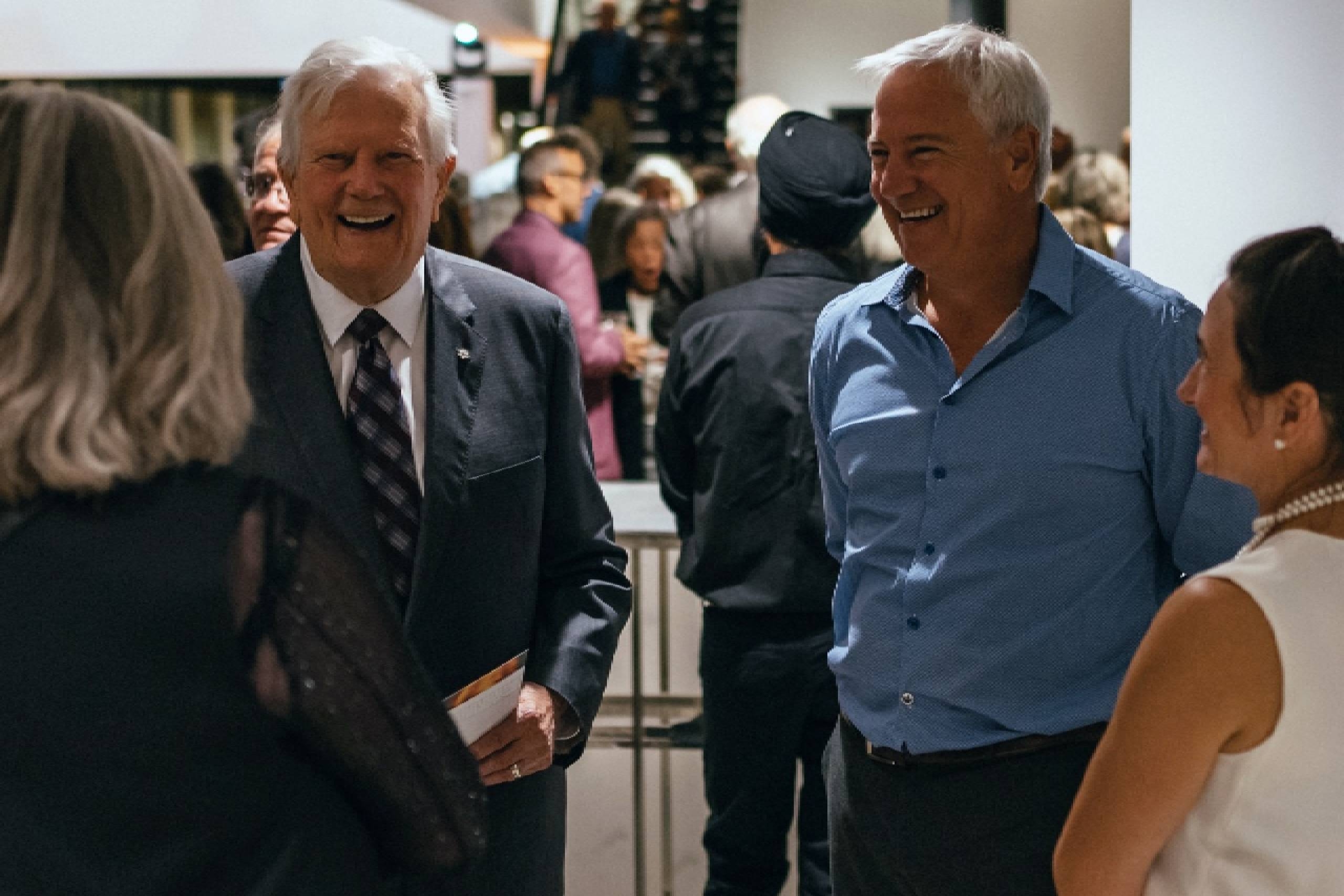 Bill Loewen at the opening of the Desautels Concert Hall in September 2024.