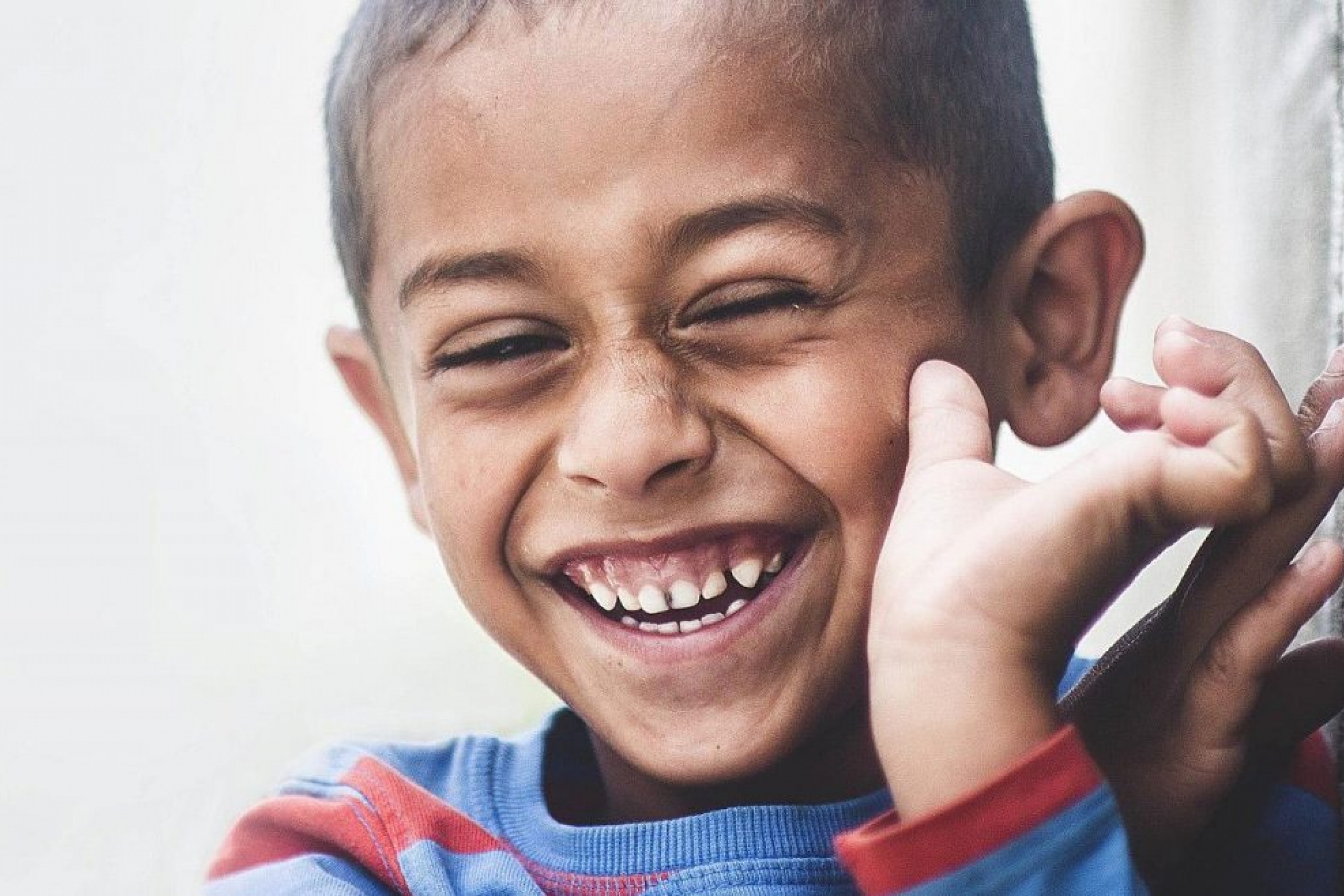 boy laughing India