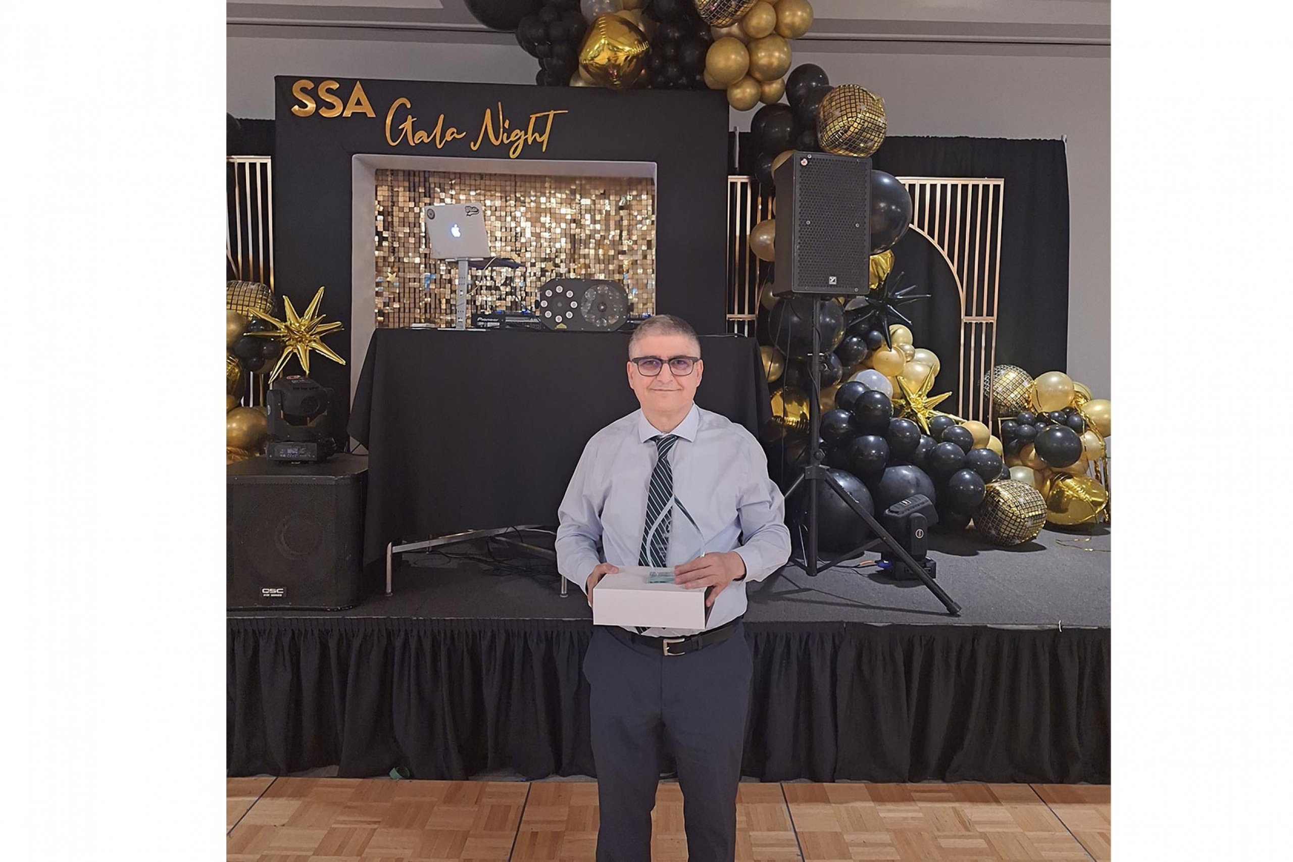 Khodr Shamseddin received the Physics and Astronomy, instructor of the year award.
