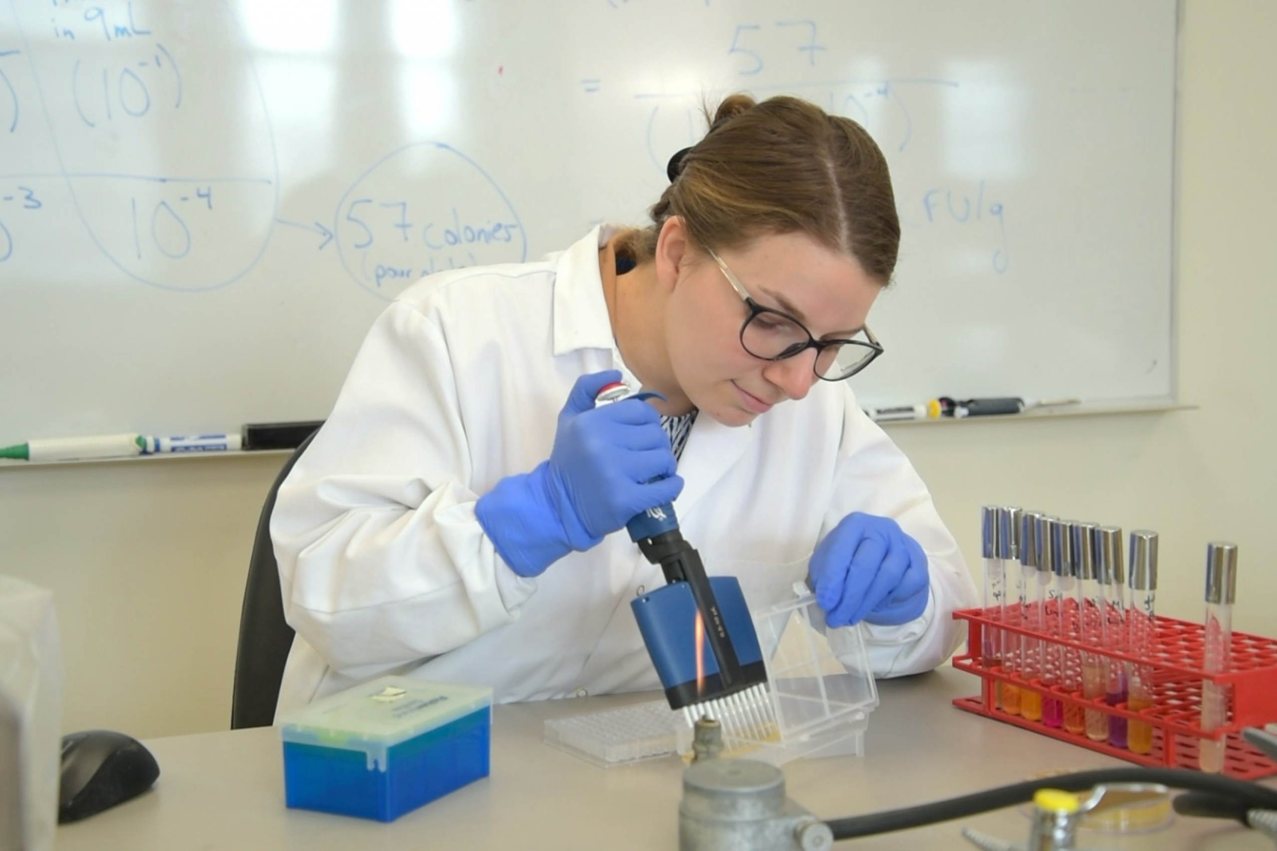 Madison pipetting.