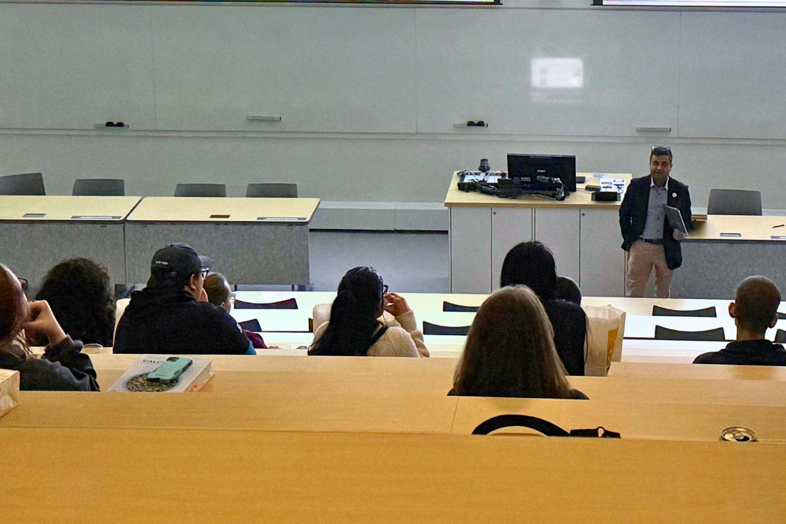 Ayush Kumar doing an opening remarks.