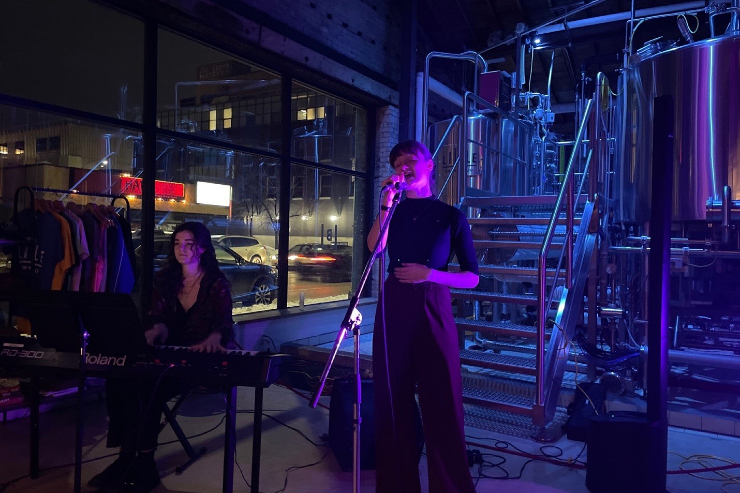 Tianna Masters performs in a musical theatre cabaret at Little Brown Jug.