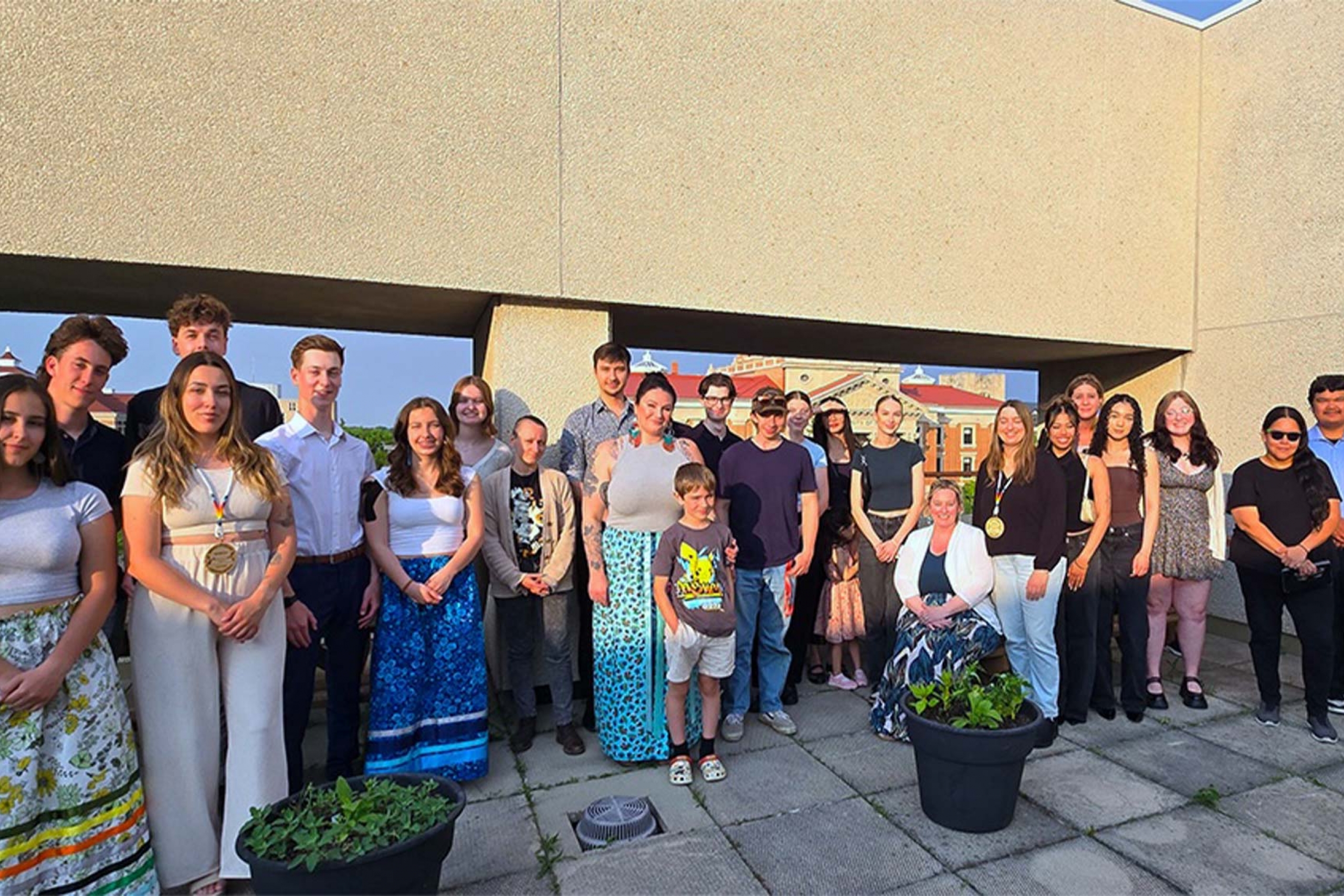 Wawatay scholars at the 2025 dinner celebration